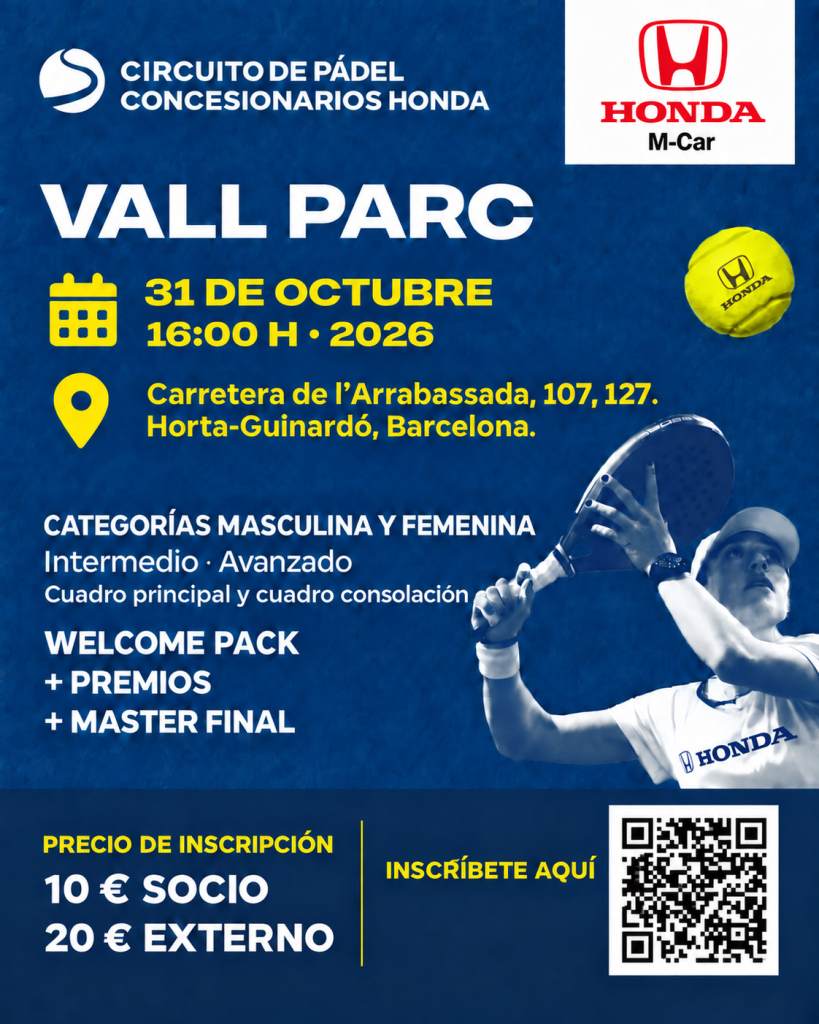 🏆 TORNEO HONDA | 31 DE OCTUBRE 🏆