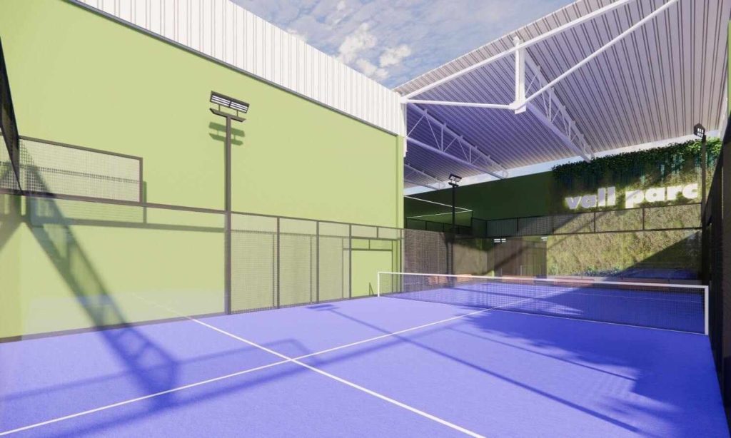 Pista de tenis como localización para fotografías y vídeos deportivos
